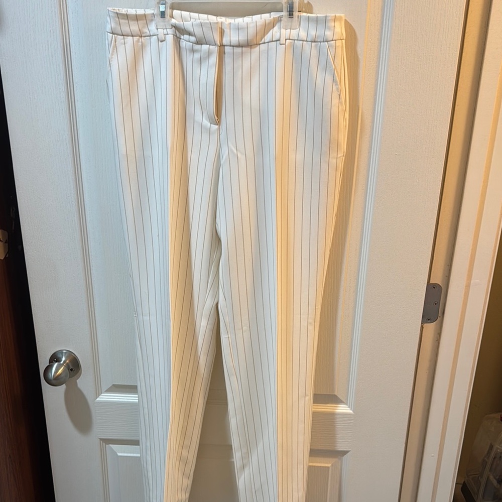 Anne Klein White Dress Pants with Tailored Fit